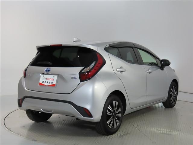 アクア Ｇ　トヨタ認定中古車　自動（衝突被害軽減）ブレーキ　インテリジェントクリアランスソナ　ドライブレコーダ　コネクテッド地デジナビ　ＣＤ／ＤＶＤ再生機能　電源コンセントＡＣ１００Ｖ　社外アルミ　禁煙車（14枚目）