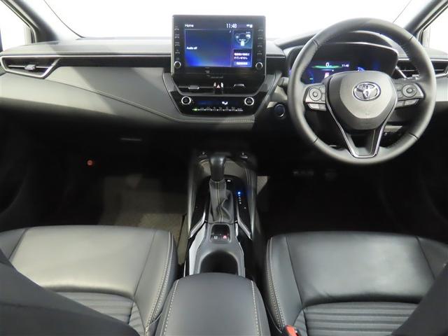 カローラツーリング ハイブリッド ダブルバイビー トヨタ認定中古車 自動(衝突被害軽減)ブレーキ インテリジェントクリアランスソナー ブラインドスポットモニター ドライブレコーダ 純正地デジDA シートヒータ ステアリングヒータ 禁煙車(3枚目)