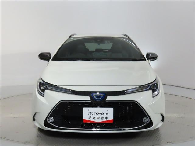 カローラツーリング ハイブリッド ダブルバイビー トヨタ認定中古車 自動(衝突被害軽減)ブレーキ インテリジェントクリアランスソナー ブラインドスポットモニター ドライブレコーダ 純正地デジDA シートヒータ ステアリングヒータ 禁煙車(5枚目)