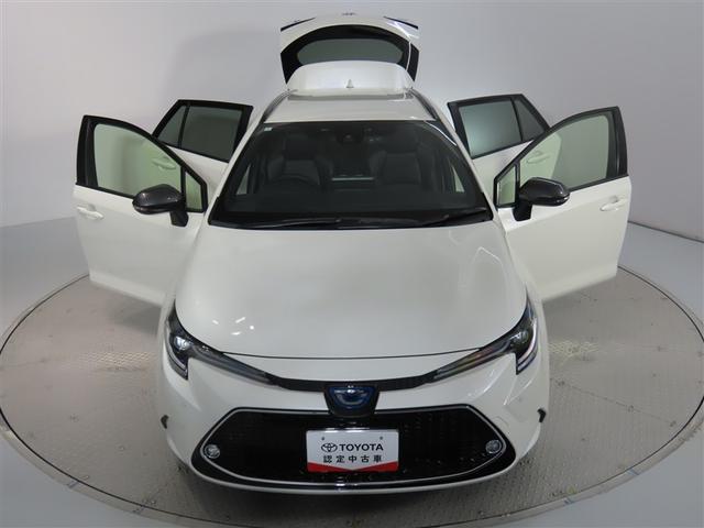 カローラツーリング ハイブリッド ダブルバイビー トヨタ認定中古車 自動(衝突被害軽減)ブレーキ インテリジェントクリアランスソナー ブラインドスポットモニター ドライブレコーダ 純正地デジDA シートヒータ ステアリングヒータ 禁煙車(21枚目)