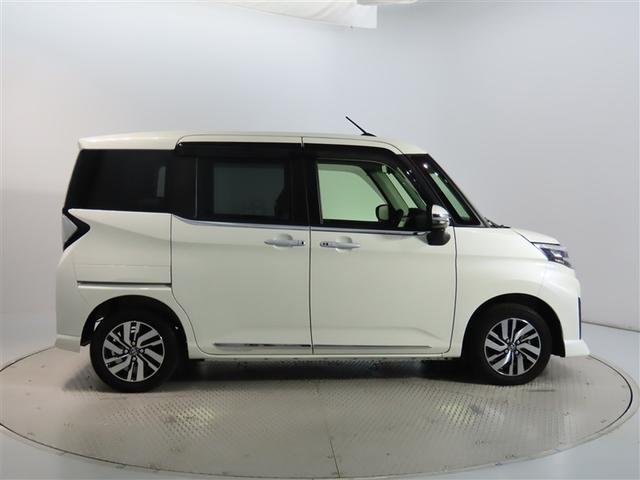 ルーミー カスタムＧ　トヨタ認定中古車　自動（衝突回避支援）ブレーキ　インテリジェントクリアランスソナ　純正コネクテッド地デジナビ　ＣＤ／ＤＶＤ再生機能　両側電動スライドドア　スマートエントリーキー　ＥＴＣ　禁煙車（4枚目）