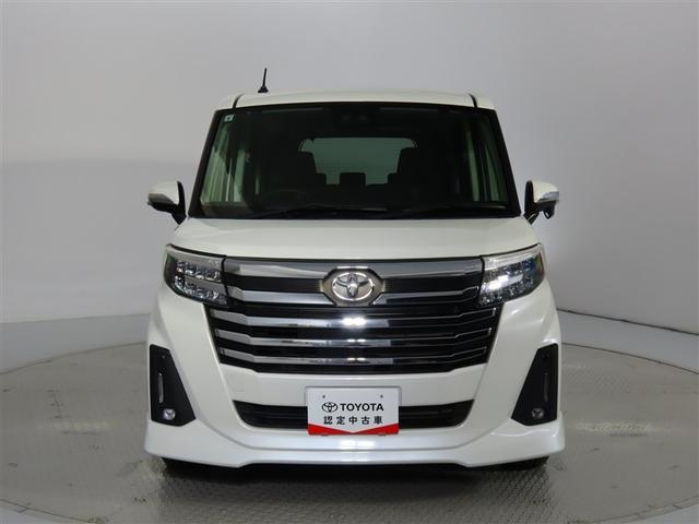 ルーミー カスタムＧ　トヨタ認定中古車　自動（衝突回避支援）ブレーキ　インテリジェントクリアランスソナ　純正コネクテッド地デジナビ　ＣＤ／ＤＶＤ再生機能　両側電動スライドドア　スマートエントリーキー　ＥＴＣ　禁煙車（5枚目）