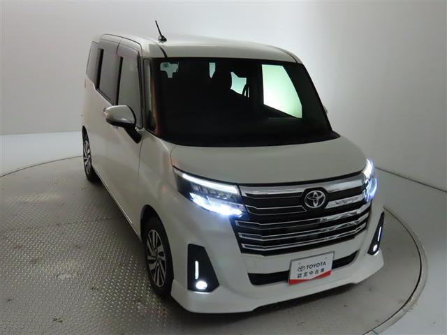 ルーミー カスタムＧ　トヨタ認定中古車　自動（衝突回避支援）ブレーキ　インテリジェントクリアランスソナ　純正コネクテッド地デジナビ　ＣＤ／ＤＶＤ再生機能　両側電動スライドドア　スマートエントリーキー　ＥＴＣ　禁煙車（8枚目）