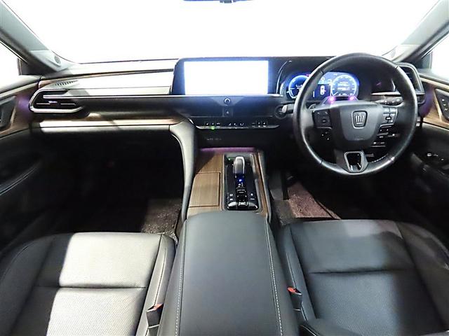 クラウン Ｚ　トヨタ認定中古車　モデリスタフルエアロ　自動（衝突被害軽減）ブレーキ　パノラマミックビューモニター　ドライブレコーダ　コネクテッド地デジナビ　電源コンセントＡＣ１００Ｖ　本革シート　シートヒータ　禁煙（3枚目）