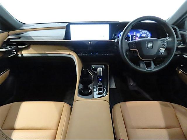 クラウンスポーツ Ｚ　トヨタ認定中古車　モデリスタフルエアロ　自動（衝突被害軽減）ブレーキ　パノラマミックビューモニター　ドライブレコーダ　　コネクテッド地デジナビ　本革シート　シートヒータ　パワーバックドア　禁煙車（3枚目）