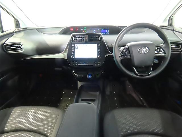 プリウス ＳセーフティプラスＩＩ　トヨタ認定中古車・純正ＤＡナビ・パノラミックビューモニター・スマートキー・ＡＣ１００Ｖ１５００Ｗ電源・前後ドライブレコーダー（3枚目）