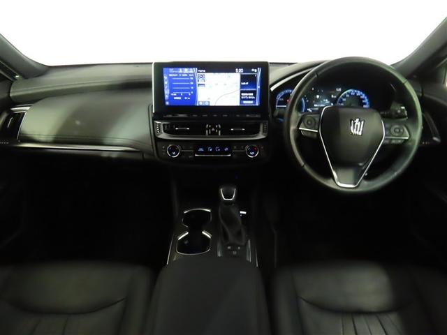 クラウンハイブリッド ＲＳアドバンス　トヨタ認定中古車・衝突被害軽減装置・ＣＯＸボディダンパー・１２．３インチＴ／Ｃナビ・フルセグ・バックモニター・ヘッドアップディスプレイ・ＡＣ１００Ｖ１５００Ｗ電源・前後ドラレコ（3枚目）