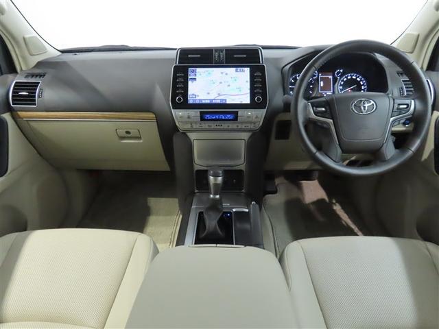 ランドクルーザープラド TX Lパッケージ 禁煙車・ワンオーナー・自動(軽減)ブレーキ・純正メモリーナビゲーション・フルセグ・バックガイドモニター・スマートキー・LEDヘッドライト・ETC・クルーズコントロール・ドライブレコーダー・サンルーフ(3枚目)