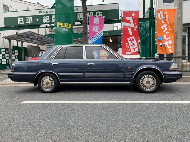 セドリック ブロアムＶＩＰ　ターボ　２オーナー　フルノーマル　ダークブルー青内装　取説＆記録簿３９枚　エアコン実働（50枚目）