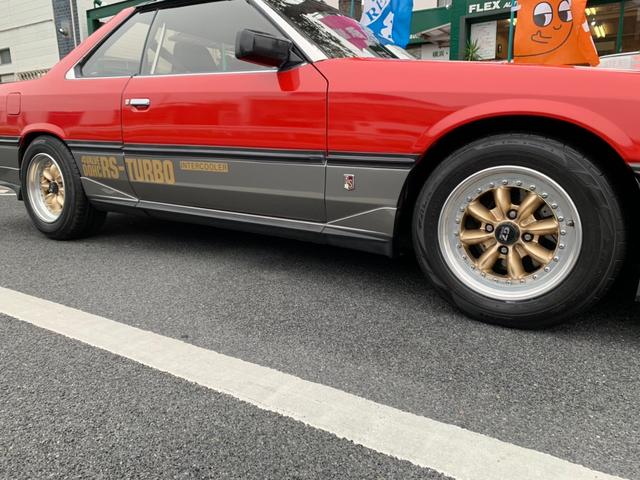 スカイライン ２０００ターボＲＳ－Ｘ　オプション内装　前後車高調　ステンレスタコ足　砲弾マフラー　追加メーター／金プロ付き　後付けインタークーラー／社外エアクリ／ワンオフパイピング　クーラー修理済み　ブリッドセミバケ　パナスポＡＷ（6枚目）