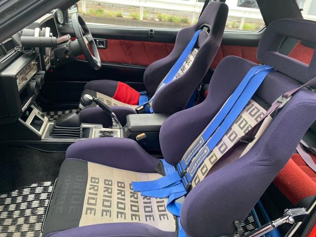 スカイライン ２０００ターボＲＳ－Ｘ　オプション内装　前後車高調　ステンレスタコ足　砲弾マフラー　追加メーター／金プロ付き　後付けインタークーラー／社外エアクリ／ワンオフパイピング　クーラー修理済み　ブリッドセミバケ　パナスポＡＷ（42枚目）