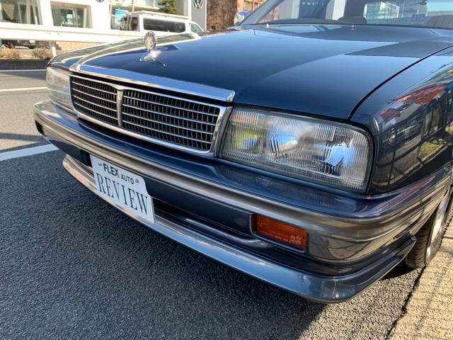 グロリア・シーマ タイプＩＩリミテッド　ＪＩＣ車高調付き公認済み　ＪＡＳＴ．ＯＮワンオフマフラー音量調整バルブ付き　純正オプションリップ／リアスポイラー／リアアンダー　タイベル／ウォーターポンプ交換済み　ドラレコ／ＥＴＣ　クーラー修理済み（18枚目）