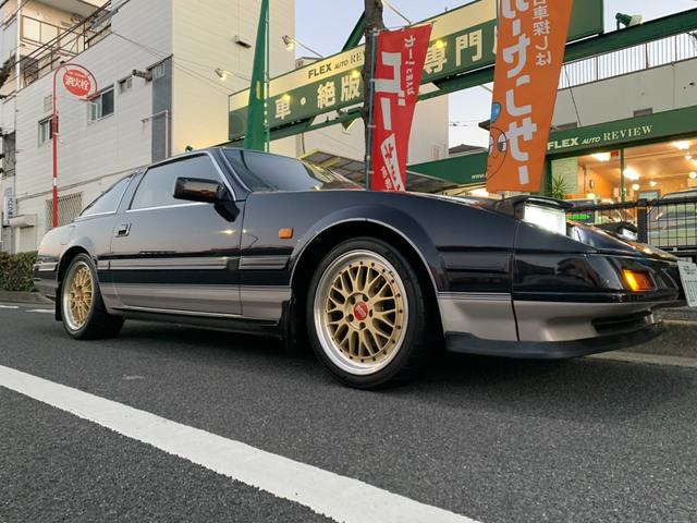 フェアレディZ 300ZX ダークブルーツートン タイベル/ウォーターポンプ/サーモ/ラジエター/クーラーコンプレッサー交換済 前後車高調 ワンオフステンレスマフラー(JAST.ON製) BBS-LMゴールド ドラレコ(5枚目)