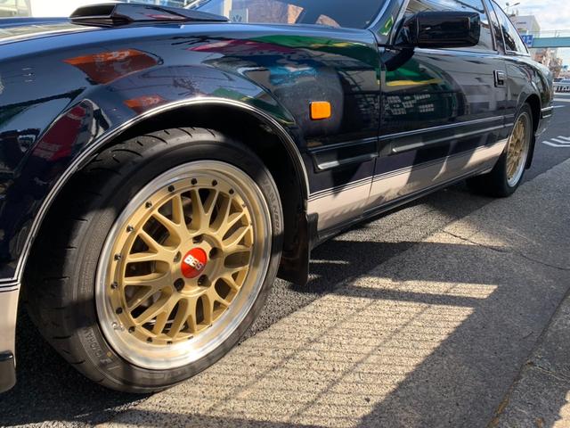 フェアレディZ 300ZX ダークブルーツートン タイベル/ウォーターポンプ/サーモ/ラジエター/クーラーコンプレッサー交換済 前後車高調 ワンオフステンレスマフラー(JAST.ON製) BBS-LMゴールド ドラレコ(17枚目)