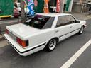 セドリック ブロアム　ターボ　パールホワイト　前後ビッグバンパー　前後車高調　ハヤシレーシング１５インチ　純正改マフラー　ピラーレスハードトップ　ファンシーランプ　字光式３ナンバー（8枚目）