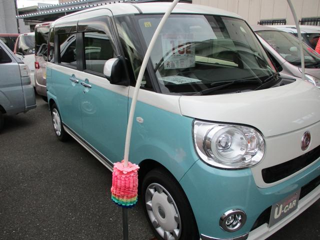 ムーヴキャンバス Ｇメイクアップリミテッド　ＳＡＩＩＩ　ナビ・ドラレコ　スマートアシストＩＩＩ　ＥＴＣ　記録簿　パノラマモニター　キーフリー　ワンオーナー　ＬＥＤヘッドライト　両側パワースライドドア（2枚目）