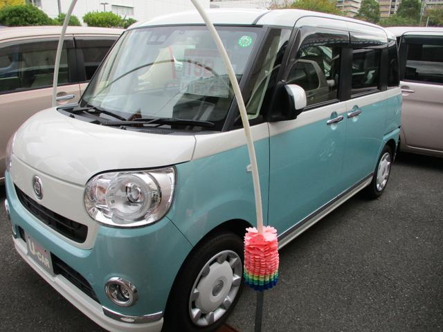 ムーヴキャンバス Ｇメイクアップリミテッド　ＳＡＩＩＩ　ナビ・ドラレコ　スマートアシストＩＩＩ　ＥＴＣ　記録簿　パノラマモニター　キーフリー　ワンオーナー　ＬＥＤヘッドライト　両側パワースライドドア（3枚目）