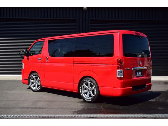 ロングスーパーGL 新車未登録 特注カラーレッド CRSパッケージ ホイール ベッドキット ローダウン ナビ フリップダウンモニター ETC バックカメラ ベッドキット リップスポイラー スマホホルダー USBポート(2枚目)