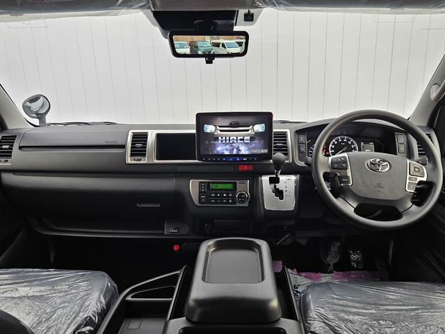 ハイエースワゴン ＧＬ　ベッドキット架装（ＴＲＥＫシート換装）ＢＩＧ－Ｘシンプルモデル　ＥＴＣ　シートカバー　ＥＳＳＥＸフロントスポイラーｖｅｒ４　ＥＳＳＥＸアルミホイール　ＥＭ－１７インチ（ブラックマシニング）（9枚目）