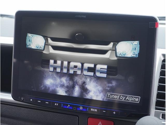 ハイエースワゴン グランドキャビン ALPINE BIG-Xシンプルモデル/ETC/ESSEX EF-19インチアルミホイール/ローダウン/レガンスLEDテール/片側パワースライドドア/パノラミックビューモニター/デジタルインナーミラー(4枚目)