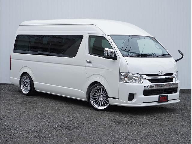 ハイエースワゴン グランドキャビン ALPINE BIG-Xシンプルモデル/ETC/ESSEX EF-19インチアルミホイール/ローダウン/レガンスLEDテール/片側パワースライドドア/パノラミックビューモニター/デジタルインナーミラー(9枚目)