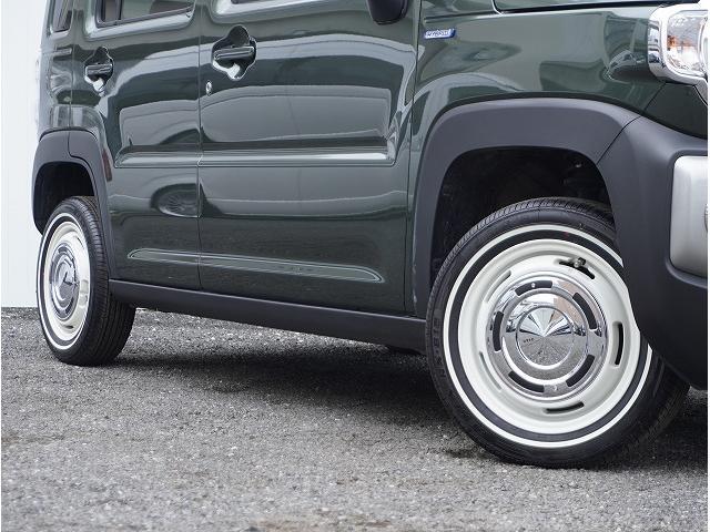 ハスラー ハイブリッドＸ　８インチサイバーナビ／ＥＴＣ／バックカメラ／ドラレコ／ＤＥＡＮＣＲＯＳＳＣＯＵＮＴＲＹ１４インチ／スズキオリジナルベースキャリア／シートヒーター／安全装備／クルーズコントロール／ＬＥＤヘッドランプ／（5枚目）