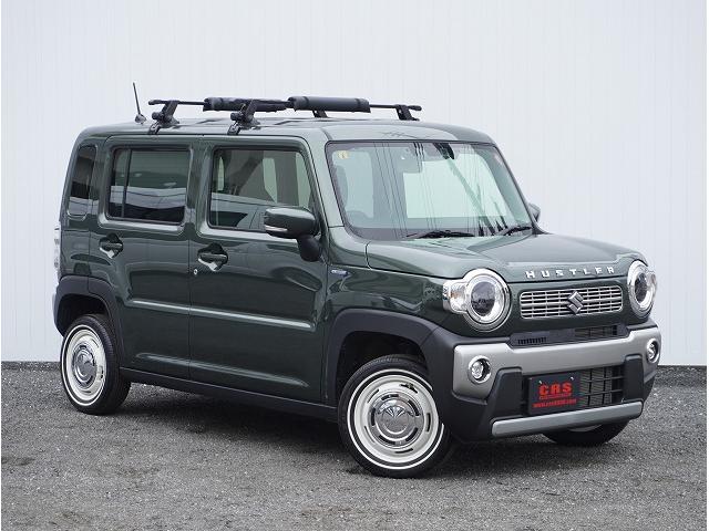 ハスラー ハイブリッドＸ　８インチサイバーナビ／ＥＴＣ／バックカメラ／ドラレコ／ＤＥＡＮＣＲＯＳＳＣＯＵＮＴＲＹ１４インチ／スズキオリジナルベースキャリア／シートヒーター／安全装備／クルーズコントロール／ＬＥＤヘッドランプ／（10枚目）