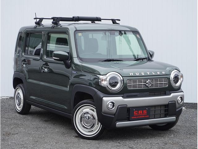 ハスラー ハイブリッドＸ　８インチサイバーナビ／ＥＴＣ／バックカメラ／ドラレコ／ＤＥＡＮＣＲＯＳＳＣＯＵＮＴＲＹ１４インチ／スズキオリジナルベースキャリア／シートヒーター／安全装備／クルーズコントロール／ＬＥＤヘッドランプ／（14枚目）