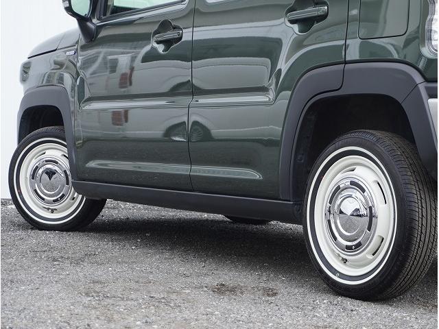 ハスラー ハイブリッドＸ　８インチサイバーナビ／ＥＴＣ／バックカメラ／ドラレコ／ＤＥＡＮＣＲＯＳＳＣＯＵＮＴＲＹ１４インチ／スズキオリジナルベースキャリア／シートヒーター／安全装備／クルーズコントロール／ＬＥＤヘッドランプ／（27枚目）