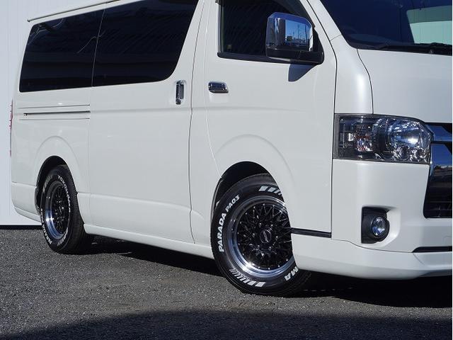 ハイエースバン スーパーGL ダークプライムII ESSEX ENCM-16インチアルミ フロントスポイラーver4 サイドライナー リアライナー 2インチローダウン カロッツェリア7インチ楽ナビ ETC ドライブレコーダー(10枚目)