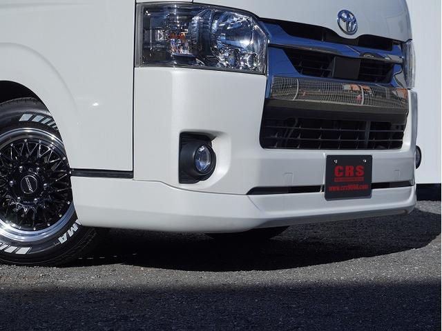 ハイエースバン スーパーGL ダークプライムII ESSEX ENCM-16インチアルミ フロントスポイラーver4 サイドライナー リアライナー 2インチローダウン カロッツェリア7インチ楽ナビ ETC ドライブレコーダー(13枚目)