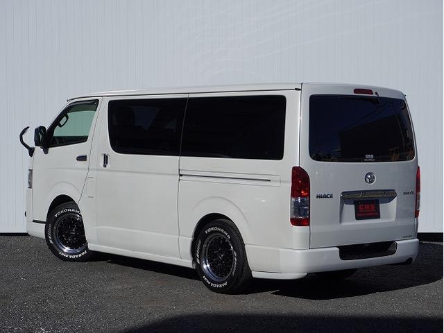 ハイエースバン スーパーGL ダークプライムII ESSEX ENCM-16インチアルミ フロントスポイラーver4 サイドライナー リアライナー 2インチローダウン カロッツェリア7インチ楽ナビ ETC ドライブレコーダー(23枚目)