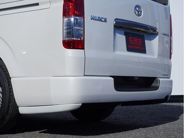 ハイエースバン スーパーGL ダークプライムII ESSEX ENCM-16インチアルミ フロントスポイラーver4 サイドライナー リアライナー 2インチローダウン カロッツェリア7インチ楽ナビ ETC ドライブレコーダー(28枚目)