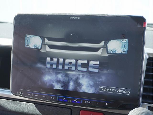 ハイエースワゴン GL BIG-Xシンプルモデル 12.8フリップダウンモニター ETC デルタフォースOVAL16インチ MONSTAマッドウォーリアM/T CLSバンパーパネル コーナーレンズカバー FLEXテール(3枚目)