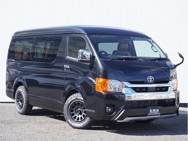 ハイエースワゴン GL BIG-Xシンプルモデル 12.8フリップダウンモニター ETC デルタフォースOVAL16インチ MONSTAマッドウォーリアM/T CLSバンパーパネル コーナーレンズカバー FLEXテール(9枚目)