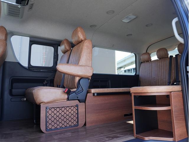 ハイエースワゴン GL BIG-Xシンプルモデル 12.8フリップダウンモニター ETC デルタフォースOVAL16インチ MONSTAマッドウォーリアM/T CLSバンパーパネル コーナーレンズカバー FLEXテール(58枚目)