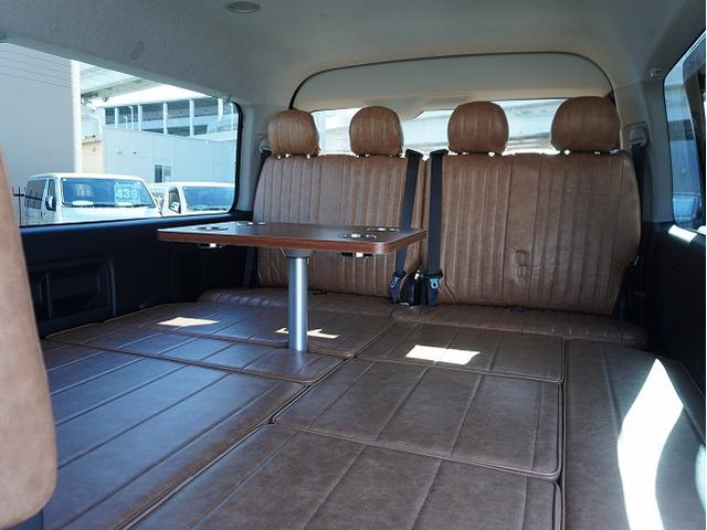 ハイエースワゴン GL BIG-Xシンプルモデル 12.8フリップダウンモニター ETC デルタフォースOVAL16インチ MONSTAマッドウォーリアM/T CLSバンパーパネル コーナーレンズカバー FLEXテール(66枚目)