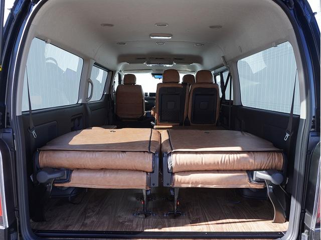 ハイエースワゴン GL BIG-Xシンプルモデル 12.8フリップダウンモニター ETC デルタフォースOVAL16インチ MONSTAマッドウォーリアM/T CLSバンパーパネル コーナーレンズカバー FLEXテール(73枚目)