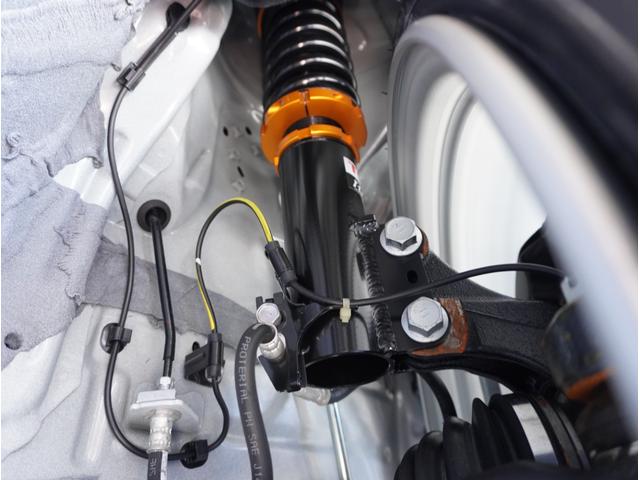 プロボックス ハイブリッドＧＬ　ＷＯＲＫＭＥＩＳＴＥＲ　Ｍ１　１６インチアルミホイール（チタンゴールド）　Ｔ－ＣＲＩＭＢ車高調キット（5枚目）