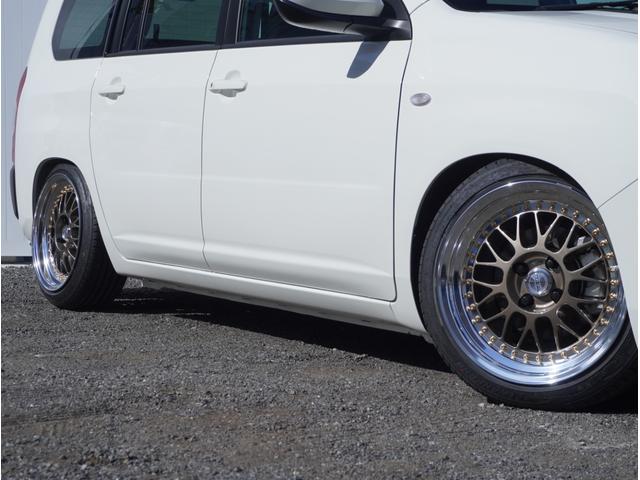 プロボックス ハイブリッドＧＬ　ＷＯＲＫＭＥＩＳＴＥＲ　Ｍ１　１６インチアルミホイール（チタンゴールド）　Ｔ－ＣＲＩＭＢ車高調キット（9枚目）