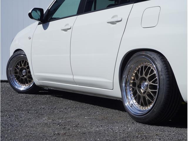 プロボックス ハイブリッドＧＬ　ＷＯＲＫＭＥＩＳＴＥＲ　Ｍ１　１６インチアルミホイール（チタンゴールド）　Ｔ－ＣＲＩＭＢ車高調キット（28枚目）