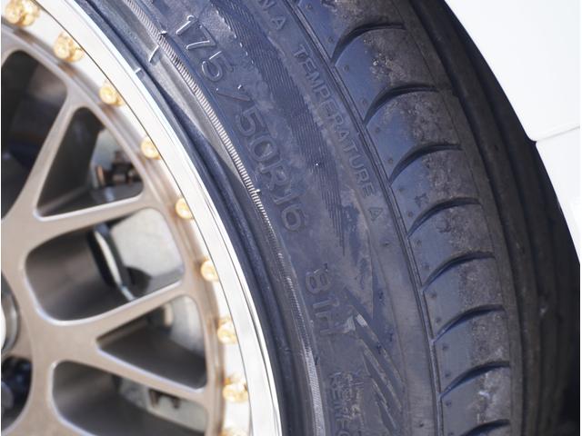 プロボックス ハイブリッドＧＬ　ＷＯＲＫＭＥＩＳＴＥＲ　Ｍ１　１６インチアルミホイール（チタンゴールド）　Ｔ－ＣＲＩＭＢ車高調キット（62枚目）