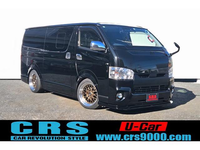 レジアスエースバン スーパーＧＬ　ダークプライム　ＡＬＰＩＮＥ７インチナビ／ＷＯＲＫ１８インチアルミホイール／ドライブレコーダー／ＢＲＩＤＥシート／ＥＴＣ／シートカバーＡＬＰＩＮＥ１０．１型フリップダウンモニター／シートカバー／ディーゼル車（2枚目）