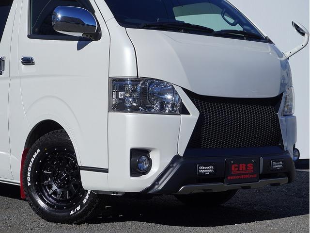 ハイエースバン スーパーＧＬ　ダークプライムＩＩ　７人乗り架装／キャプテンシート／ＡＬＰＩＮＥ　ＢＩＧ－Ｘ／ＡＬＰＩＮＥ　１２．８型フリップダウンモニター／ＥＳＳＥＸクワトログリル／コンフォートリーフ（改造申請済み）／ＲＥＣＡＲＯシート／社外デジミラ（10枚目）