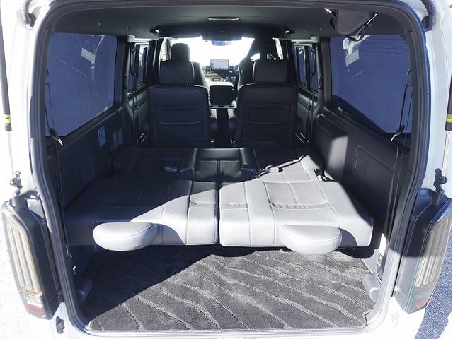 ハイエースバン スーパーＧＬ　ダークプライムＩＩ　７人乗り架装／キャプテンシート／ＡＬＰＩＮＥ　ＢＩＧ－Ｘ／ＡＬＰＩＮＥ　１２．８型フリップダウンモニター／ＥＳＳＥＸクワトログリル／コンフォートリーフ（改造申請済み）／ＲＥＣＡＲＯシート／社外デジミラ（73枚目）