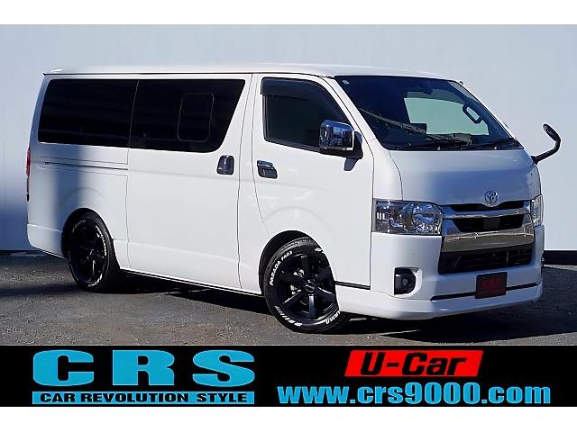 ハイエースバン スーパーＧＬ　ダークプライムＩＩ　ＡＬＰＩＮＥ　ＢＩＧ－Ｘ／カスタムベッドキット（ウレタン無し）／フロアフローリング／シートカバー／エンジンルームカバー／ドライブレコーダー／ＥＴＣ（2枚目）