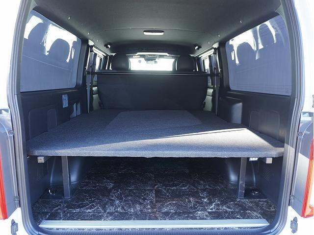 ハイエースバン スーパーＧＬ　ダークプライムＩＩ　ＡＬＰＩＮＥ　ＢＩＧ－Ｘ／カスタムベッドキット（ウレタン無し）／フロアフローリング／シートカバー／エンジンルームカバー／ドライブレコーダー／ＥＴＣ（73枚目）