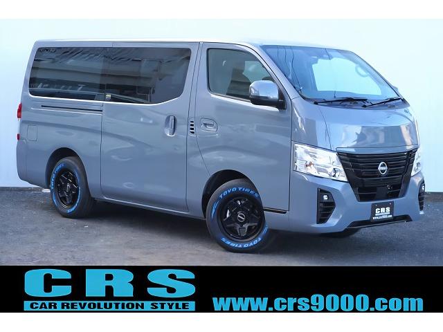 キャラバン ロンググランドプレミアムＧＸ　ＢＩＧ－Ｘシンプルモデル　ＥＴＣ　ＥＳＳＥＸキャラバン用フロントスポイラー　フロントグリル塗装　ドアミラー塗装　リアガーニッシュ塗装　ＥＮＣＳ－１６インチアルミホイール（2枚目）