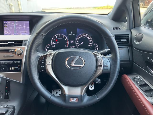 ＲＸ ＲＸ３５０　Ｆスポーツ　赤革シート／禁煙／純正ナビ／パワーシート／シートヒーター／パドルシフト／クルコン／フルセグＴＶ／走行中視聴可／ＢＴ／シートヒーター／ＬＥＤライト／１００Ｖ電源有／スペアキー有／ＥＴＣ２．０／（41枚目）