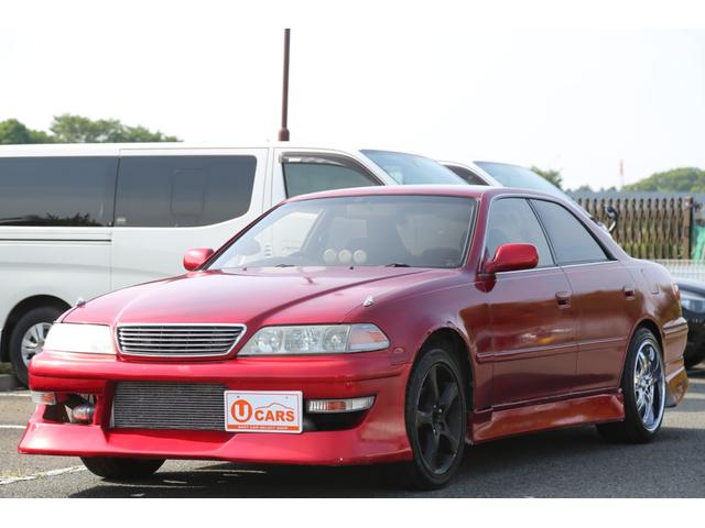 トヨタ マークiiグランデ レガリア １ｊｚターボ ６ｍｔ載せ替え ｈｋｓ前置インタークーラー 社外ナビｃａｒｒｏｚｚｅｒｉａ 車高調ファイナルコネクション 社外クラッチ グレッティメーター 社外マフラー 社外ステアリングの中古車 車体価格164万円 1999 平成